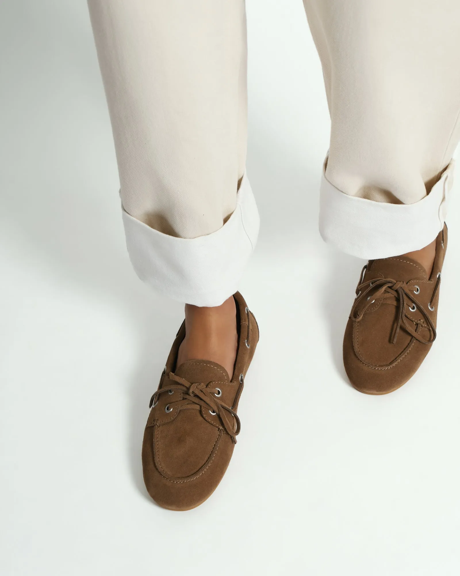 HELM LOAFERS BARK SUEDE