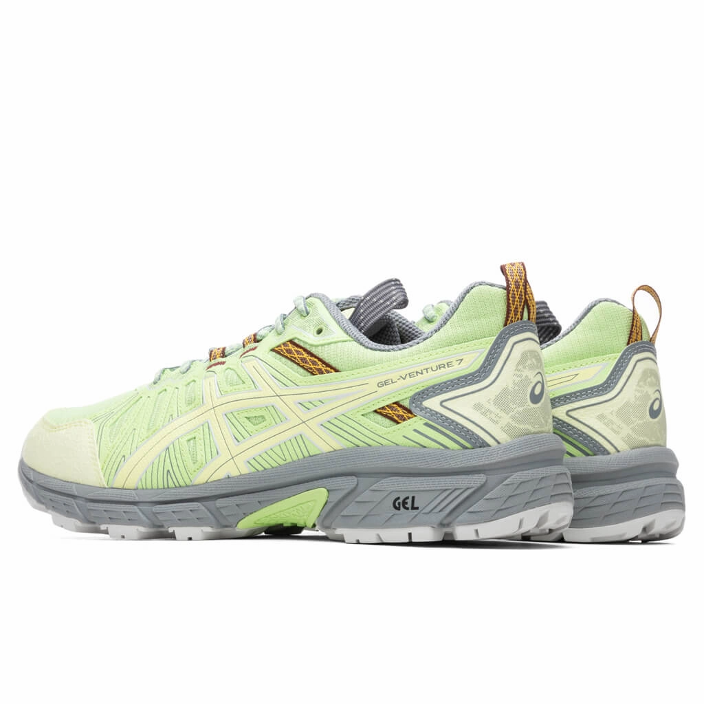 HN1-S Gel Venture 7 - Lime Green/Huddle Yellow Asics Gel Cushion Running Shoes