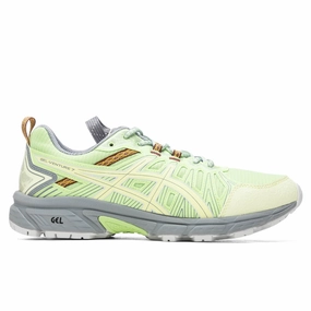 HN1-S Gel Venture 7 - Lime Green/Huddle Yellow Asics running shoes with gel cushioning