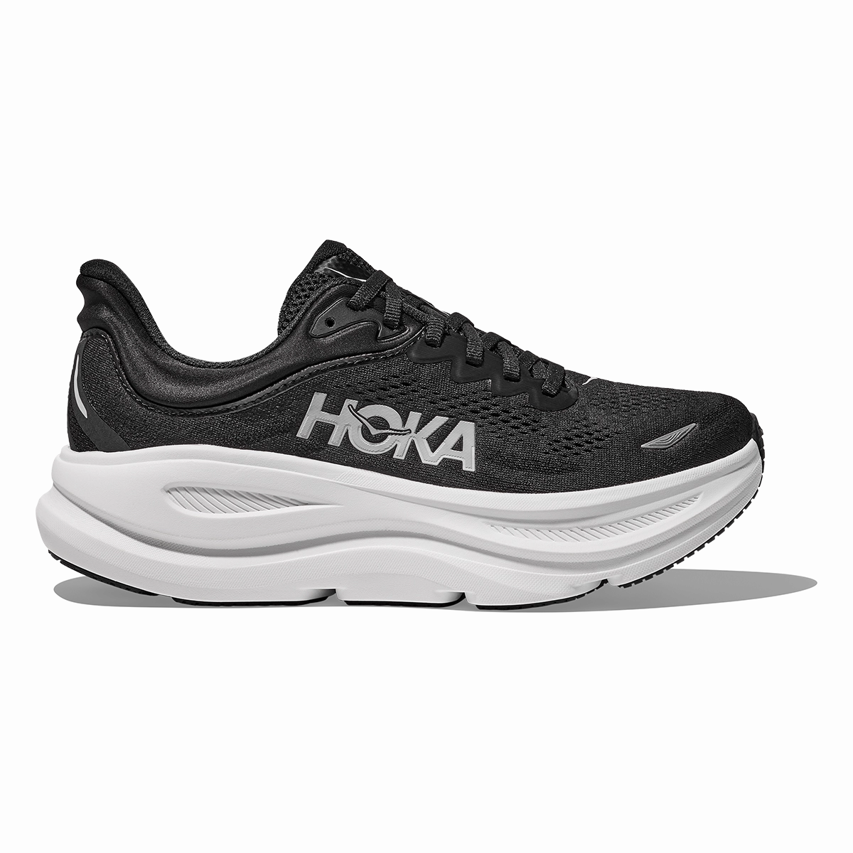 Hoka Bondi 9 Black - White Slip-on waterproof Crocs