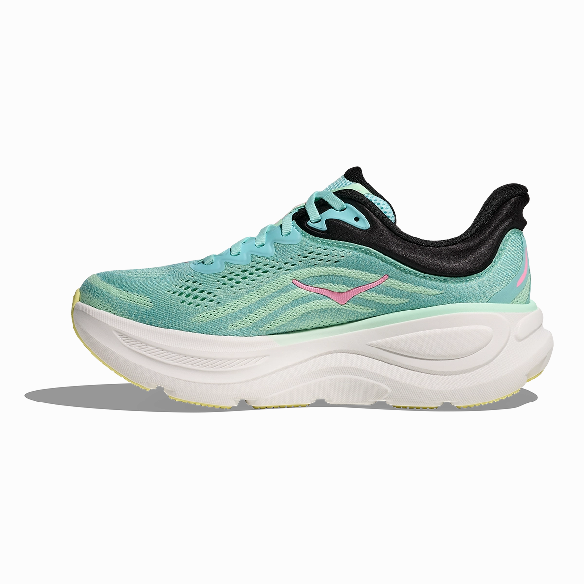 Hoka Bondi 9 Blue Spark - Mint Fluorite Performance running shoes