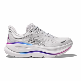 Hoka Bondi 9 Cosmic Grey - White Slip-on waterproof Crocs