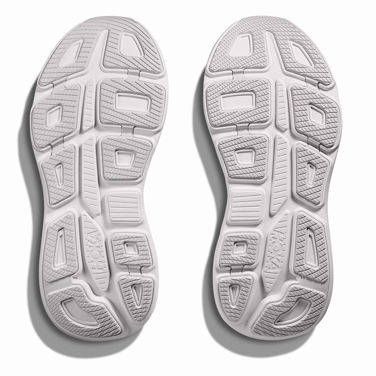 Hoka Bondi 9 Cosmic Grey - White Performance running shoes