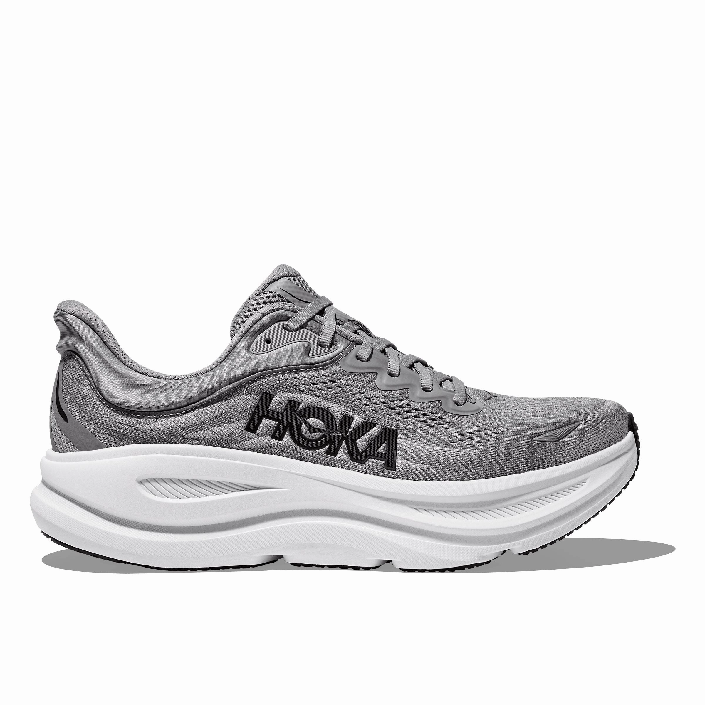 HOKA BONDI 9 MEN'S WIDE AND X-WIDE Hoka high-cushion running shoes