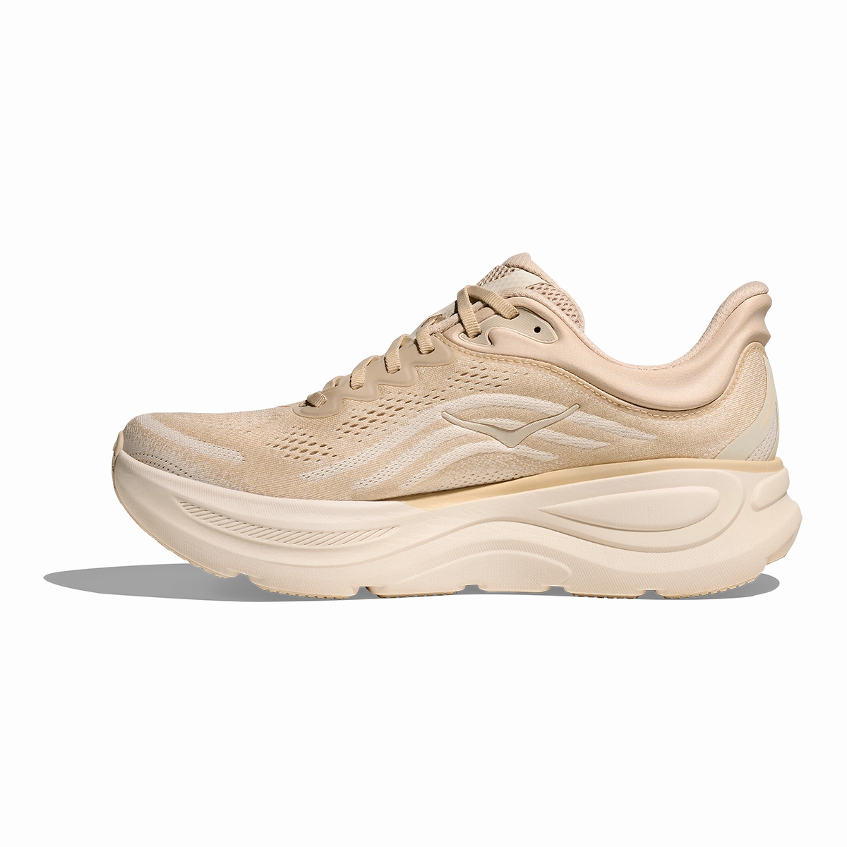Hoka Bondi 9 Oatmeal - Oat Milk Performance running shoes