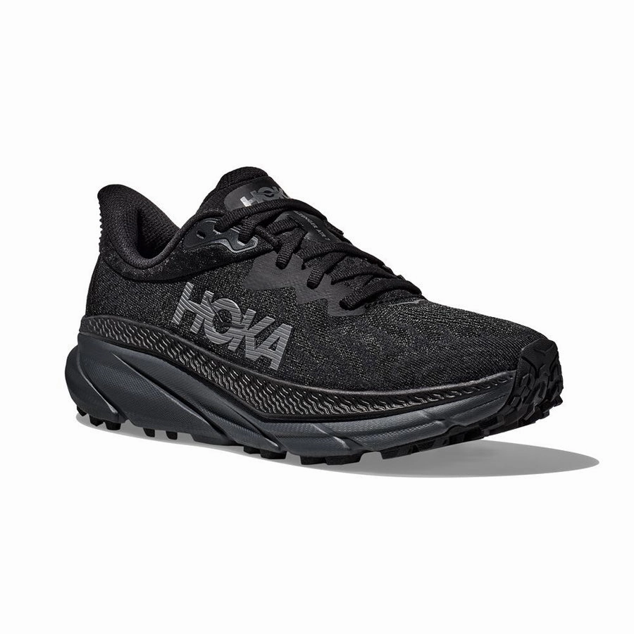 Hoka Challenger ATR 7 | Black / Black | Mens Hoka versatile athletic footwear