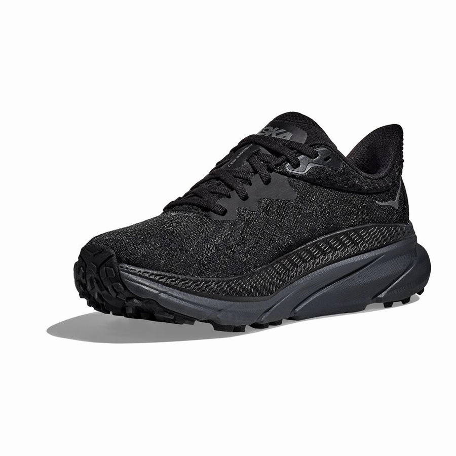 Hoka Challenger ATR 7 | Black / Black | Mens Hoka versatile athletic footwear