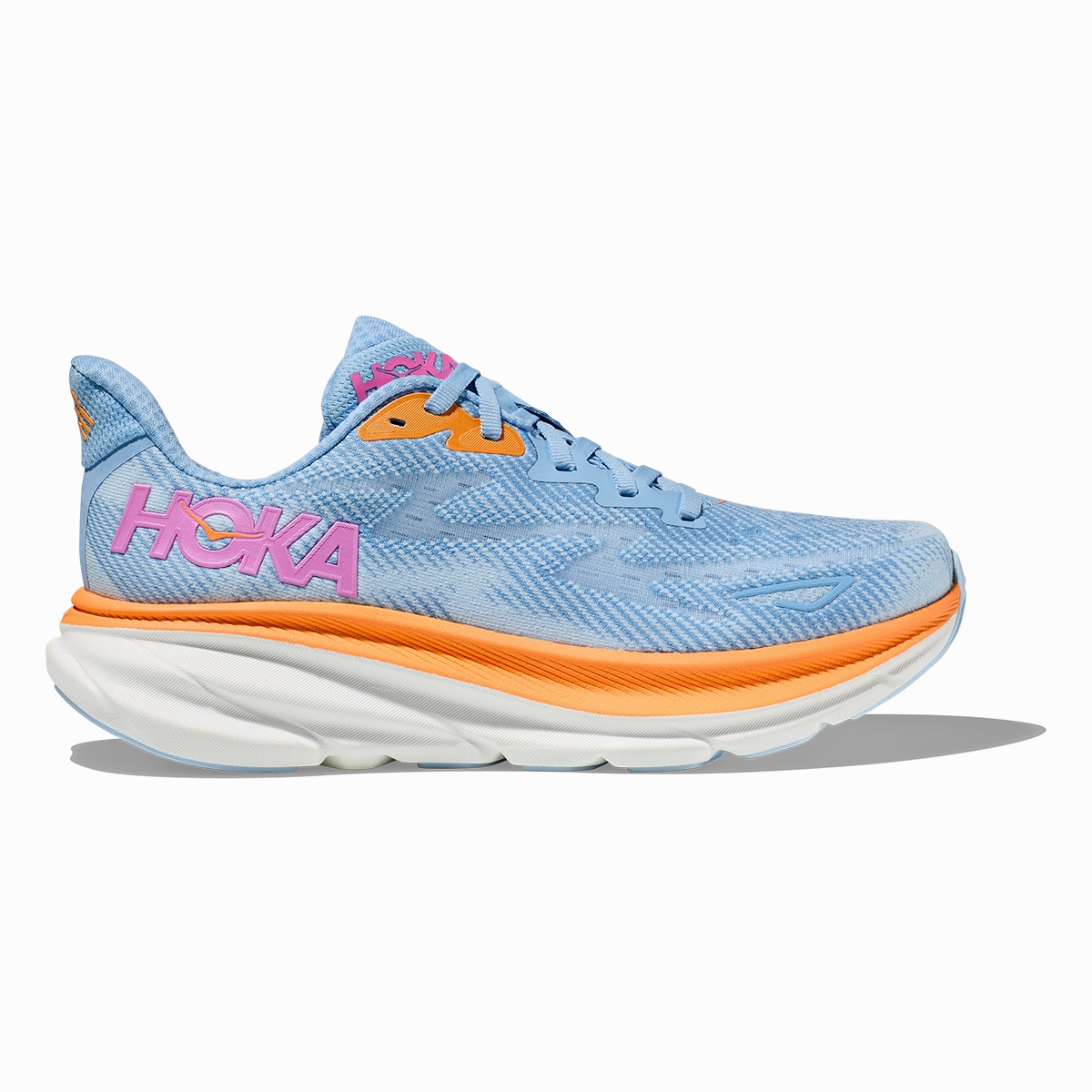Hoka Clifton 9 - Airy Blue - Ice Water Slip-on waterproof Crocs