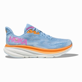 Hoka Clifton 9 - Airy Blue - Ice Water Slip-on waterproof Crocs