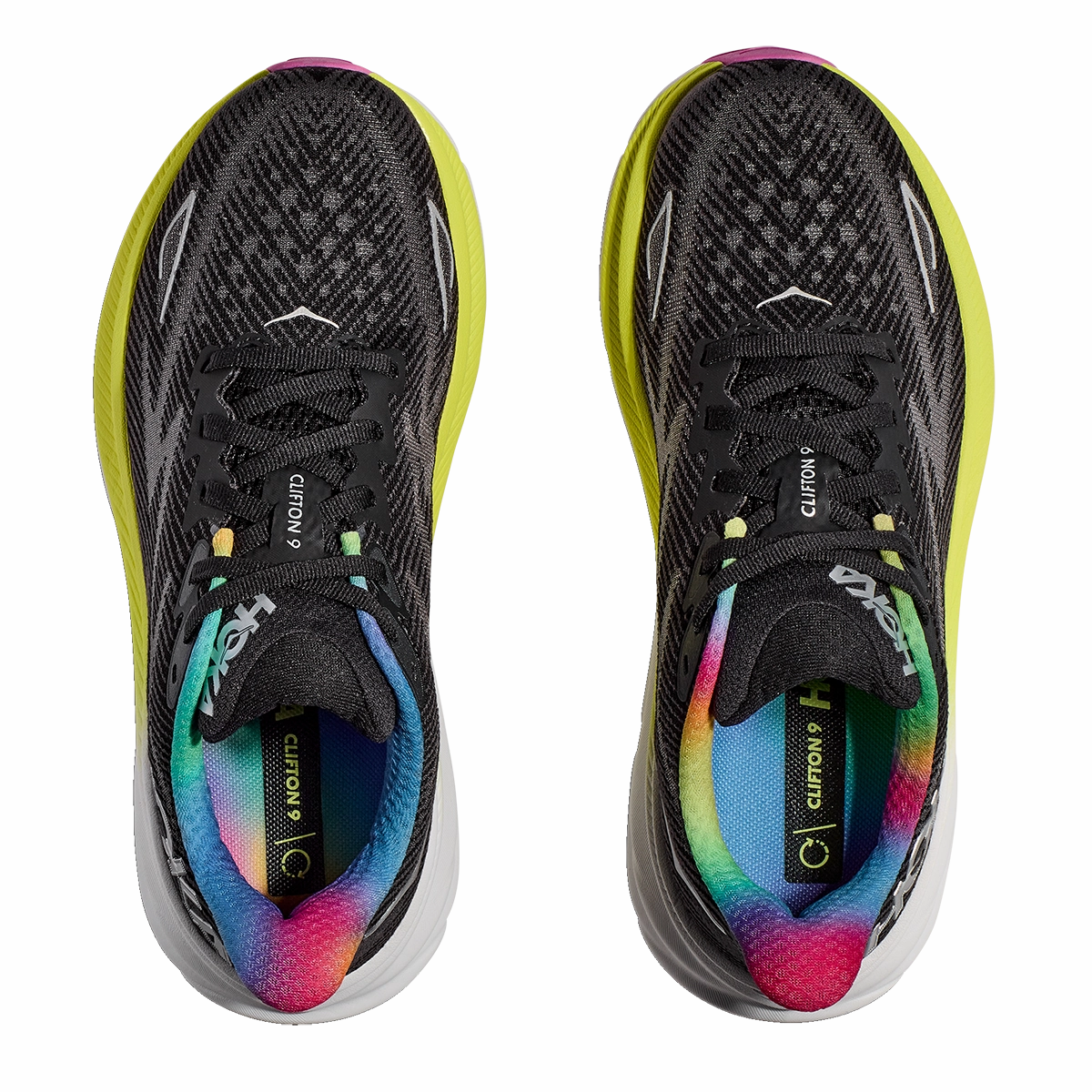 Hoka Clifton 9 - Black - All Aboard Performance running shoes