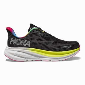 Hoka Clifton 9 - Black - All Aboard Slip-on waterproof Crocs