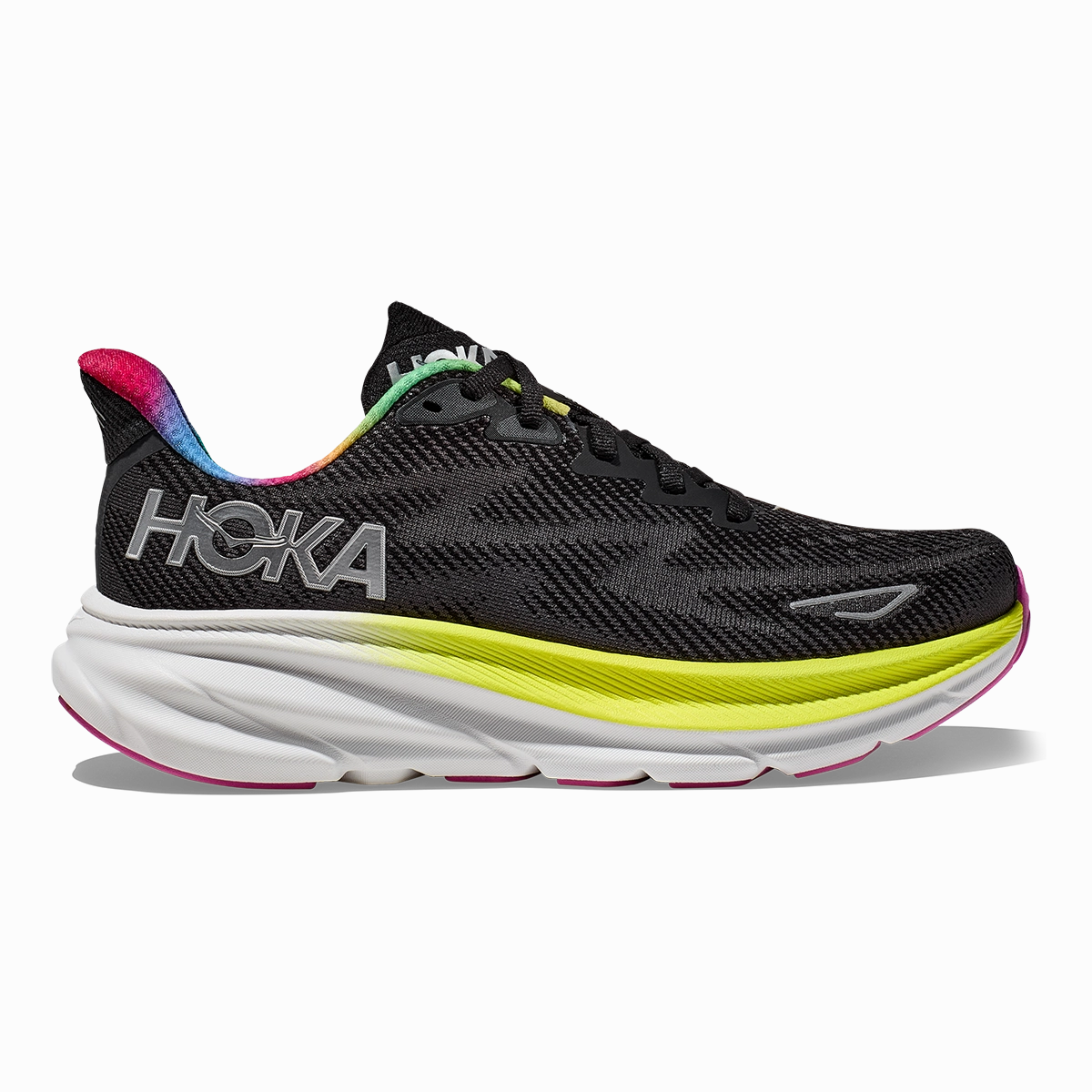 Hoka Clifton 9 - Black - All Aboard Slip-on waterproof Crocs