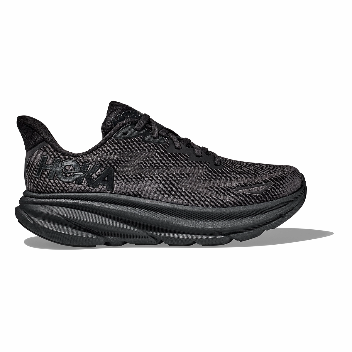Hoka Clifton 9 - Black - Black Slip-on waterproof Crocs