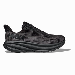 Hoka Clifton 9 - Black - Black Slip-on waterproof Crocs