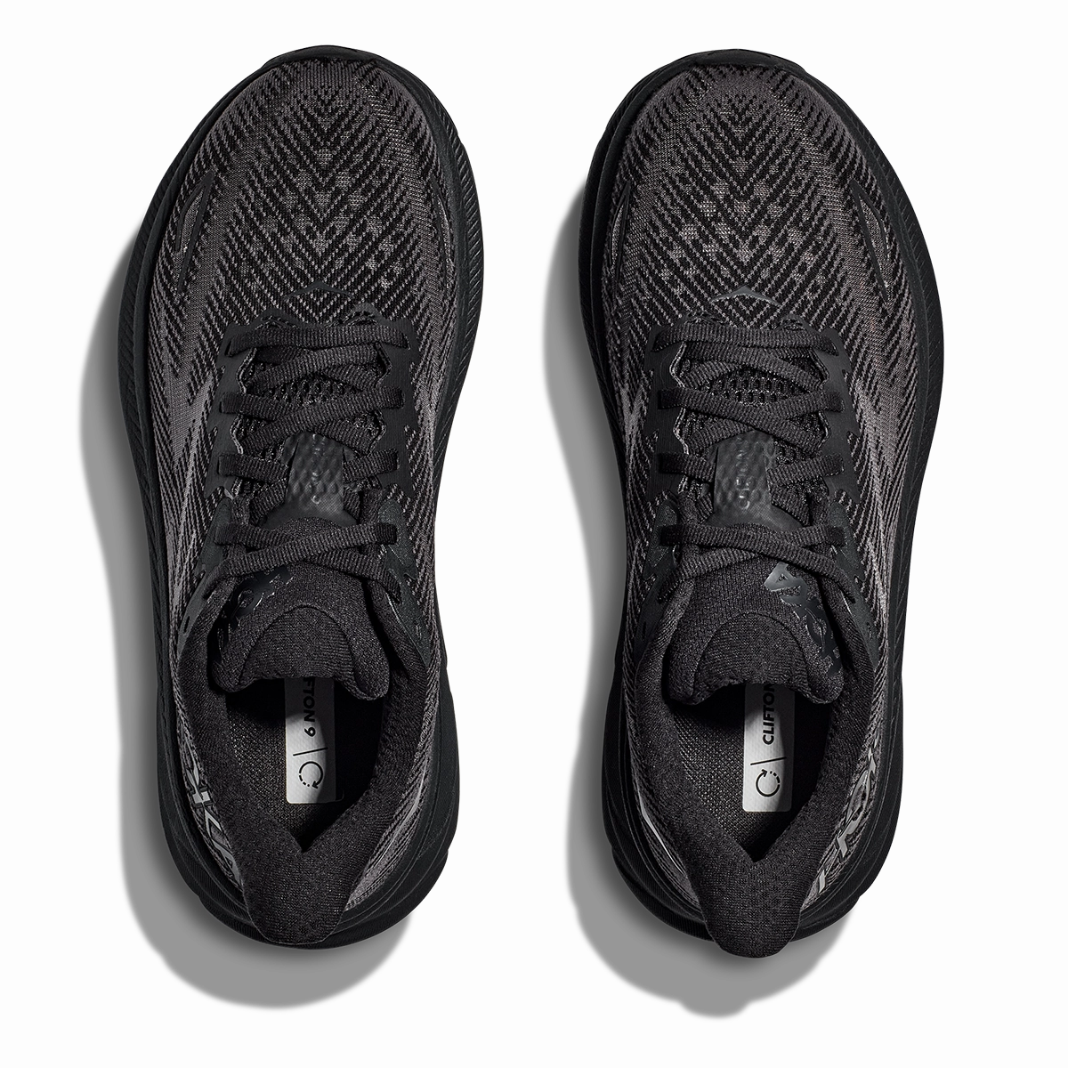 Hoka Clifton 9 - Black - Black Performance running shoes