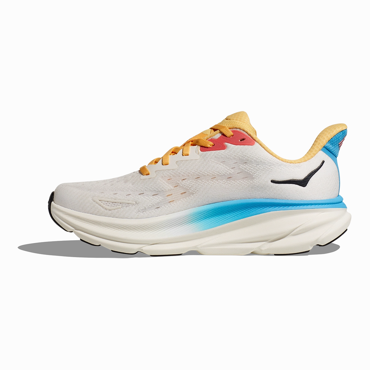 Hoka Clifton 9 - Blanc de Blanc - Swim Day Performance running shoes