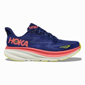 Hoka Clifton 9 - Evening Sky - Coral Slip-on waterproof Crocs