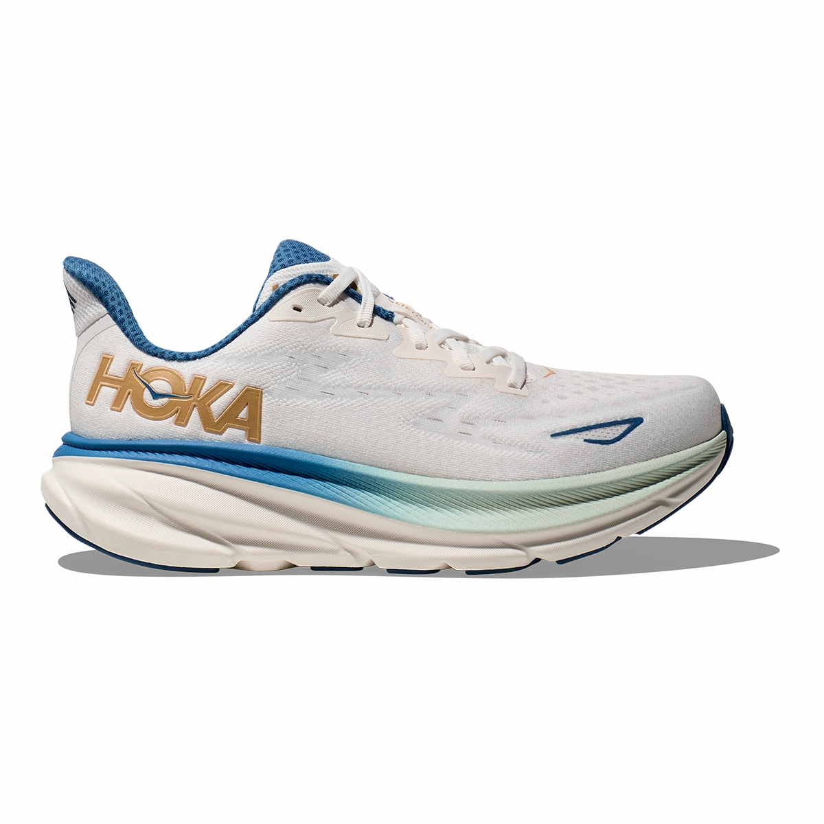 Hoka Clifton 9 - Frost - Gold Slip-on waterproof Crocs