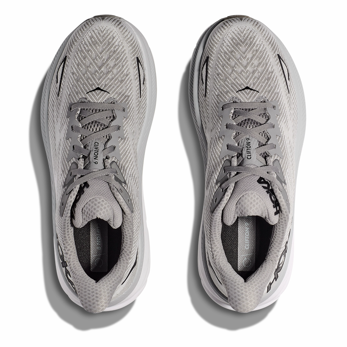 Hoka Clifton 9 - Harbor Mist - Black Performance running shoes