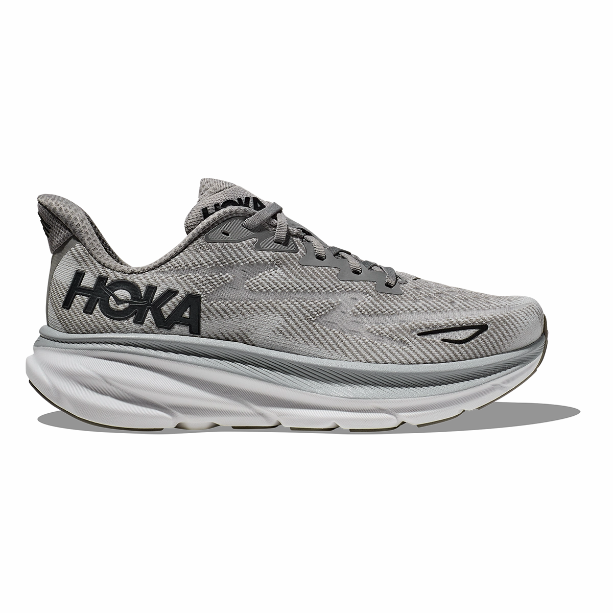 Hoka Clifton 9 - Harbor Mist - Black Slip-on waterproof Crocs