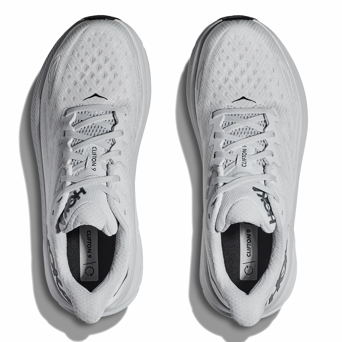 Hoka Clifton 9 - Nimbus Cloud - Steel Wool Performance running shoes