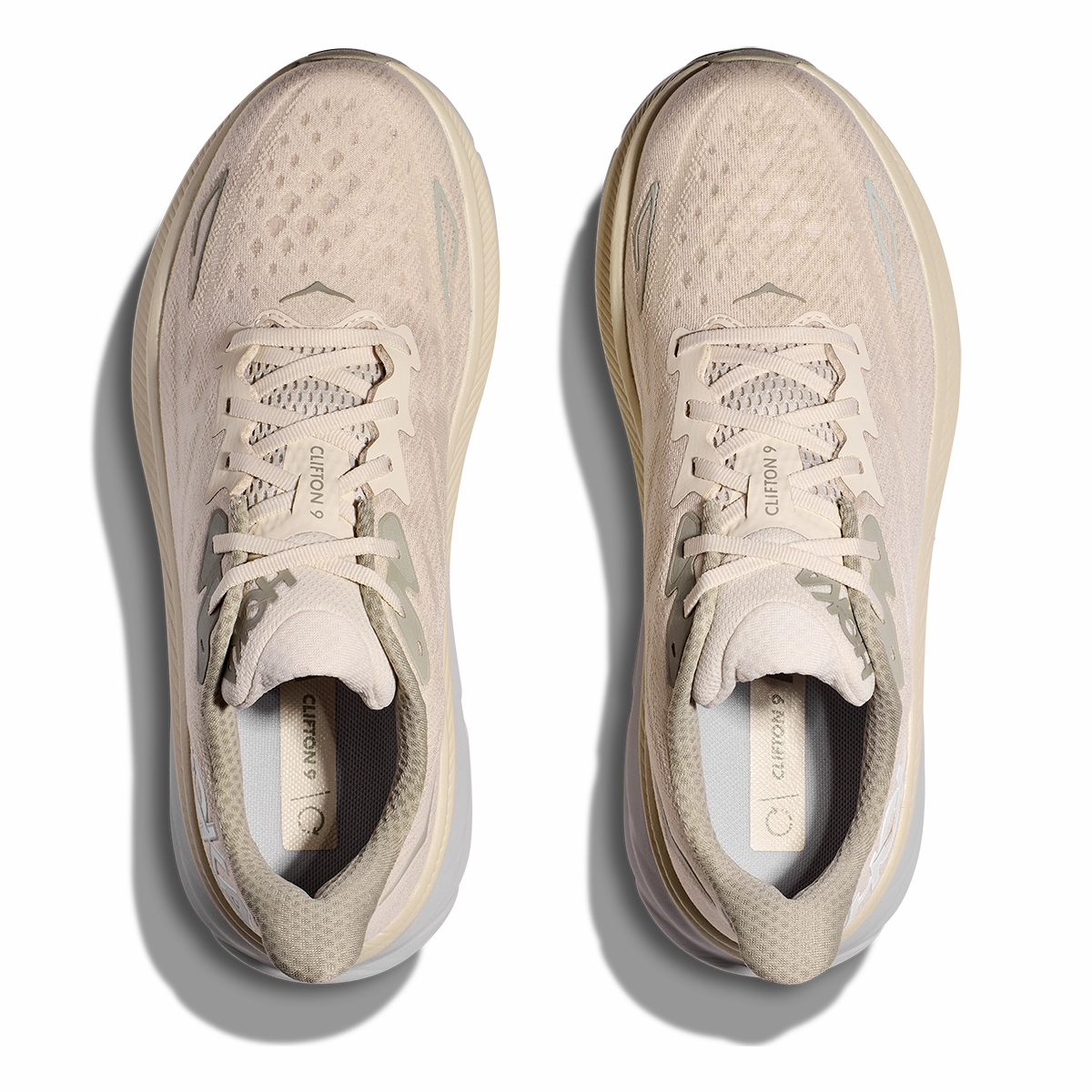 Hoka Clifton 9 - Oat Milk - Barley Performance running shoes