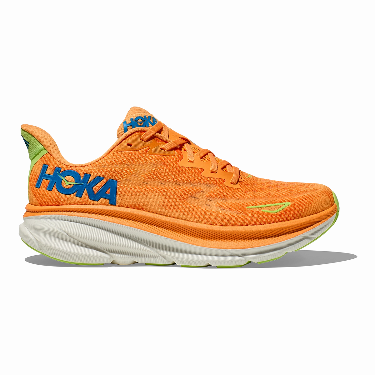 Hoka Clifton 9 - Solar Flare - Lettuce Slip-on waterproof Crocs