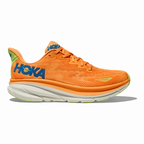 Hoka Clifton 9 - Solar Flare - Lettuce Slip-on waterproof Crocs