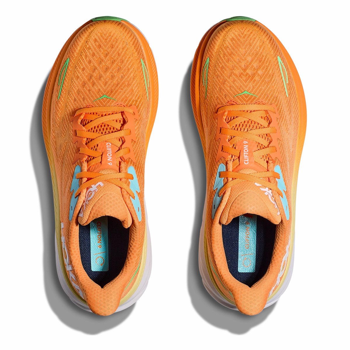 Hoka Clifton 9 - Solar Flare - Sherbet Performance running shoes