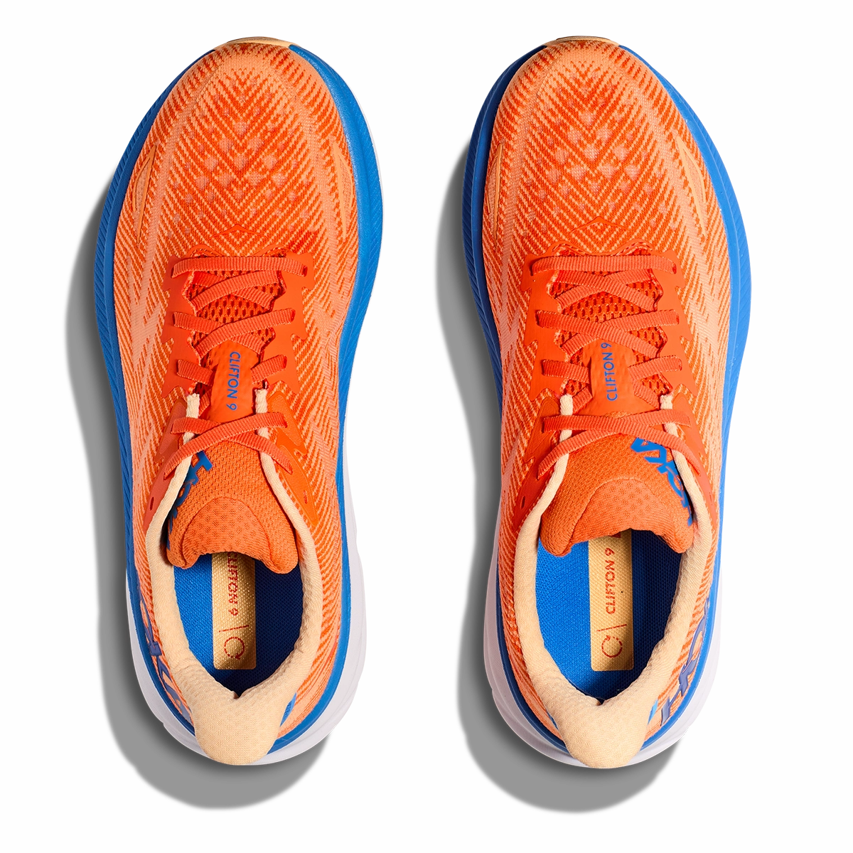 Hoka Clifton 9 - Vibrant Orange - Impala Performance running shoes