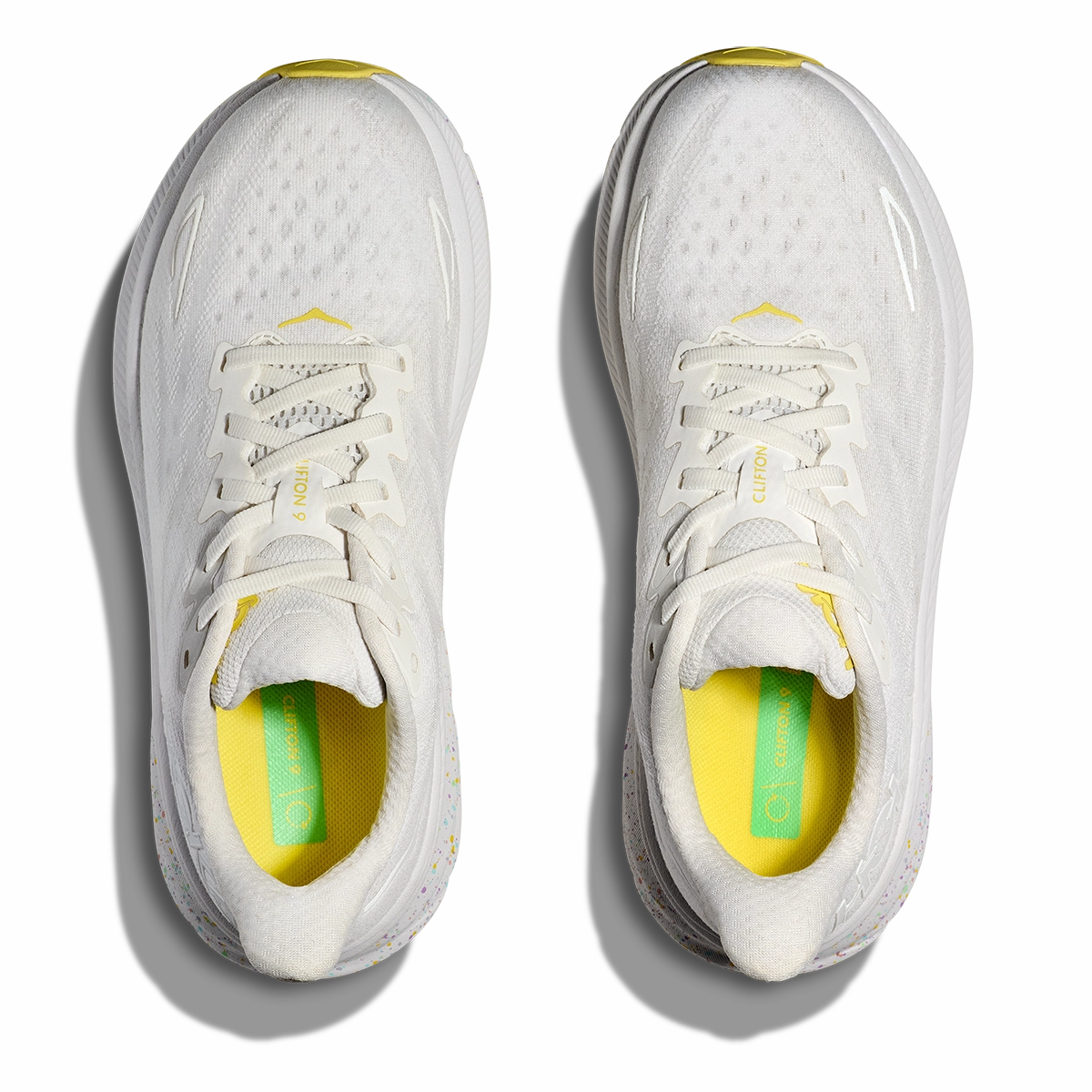 Hoka Clifton 9 - White - Lemonade Performance running shoes