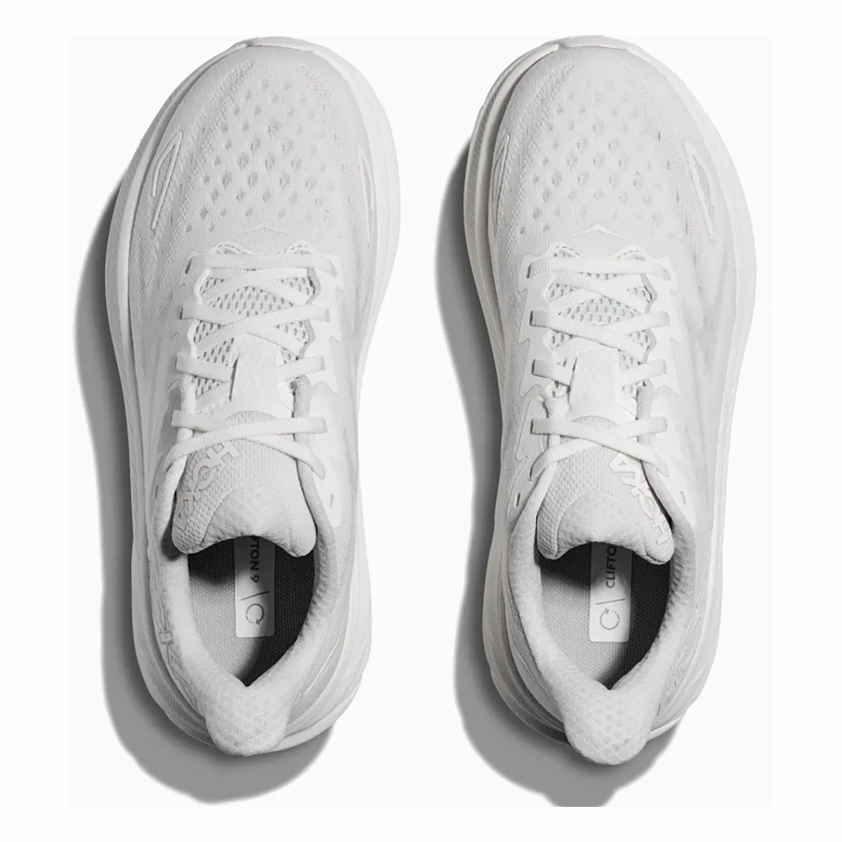 Hoka Clifton 9 - White - White Performance running shoes