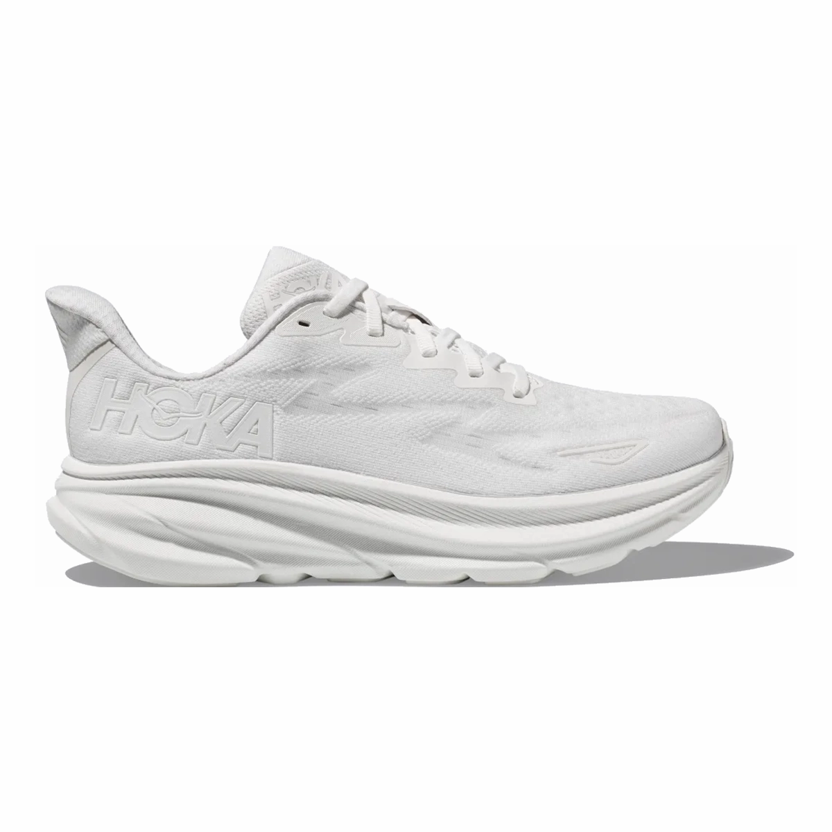 Hoka Clifton 9 - White - White Slip-on waterproof Crocs