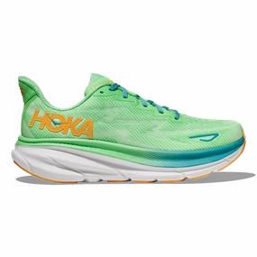 Hoka Clifton 9 - Zest - Lime Glow Slip-on waterproof Crocs