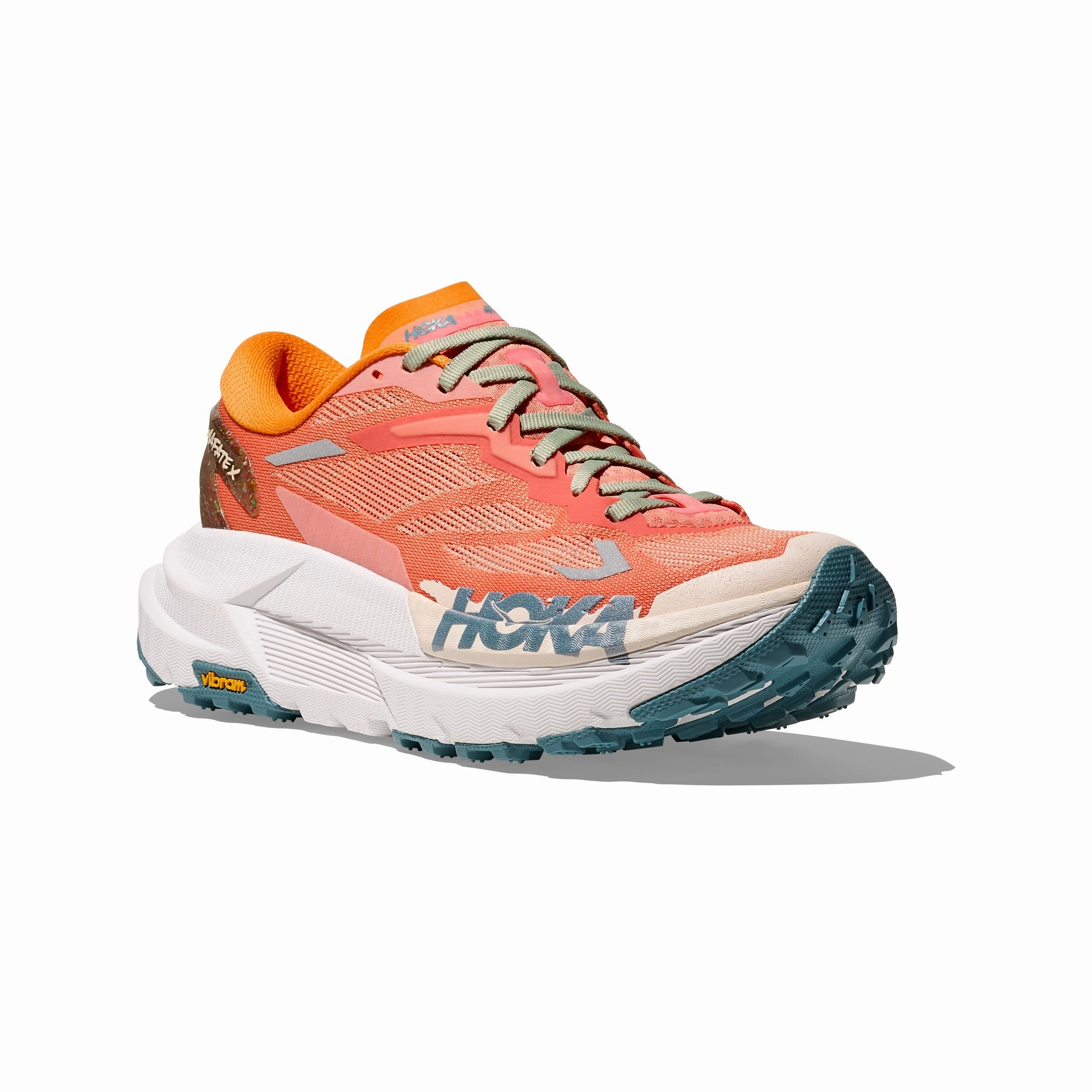Hoka Mafate X | Feldspar / Mountain Fog | Womens Hoka versatile athletic footwear