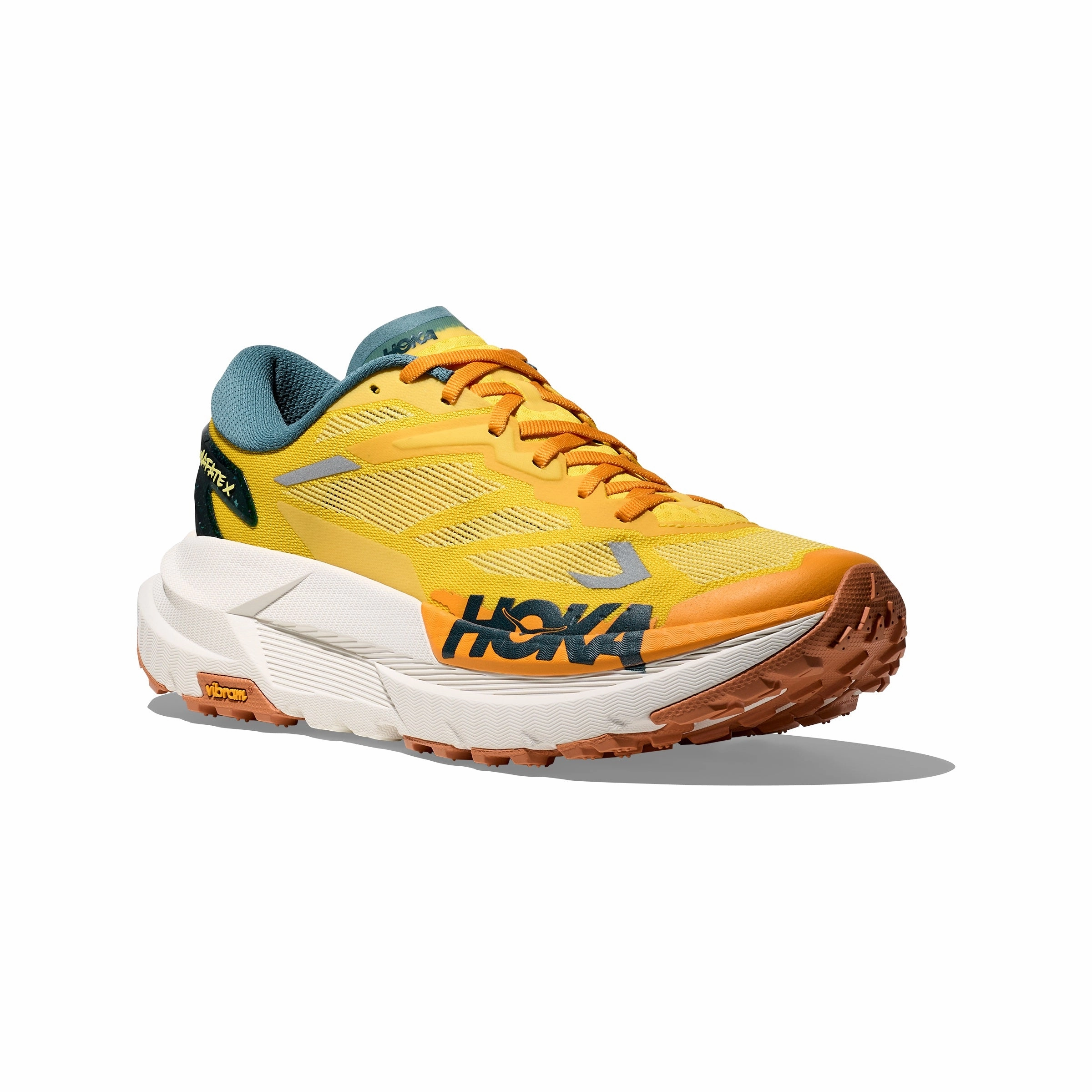 Hoka Mafate X | Zest / Mountain Fog | Mens Hoka versatile athletic footwear