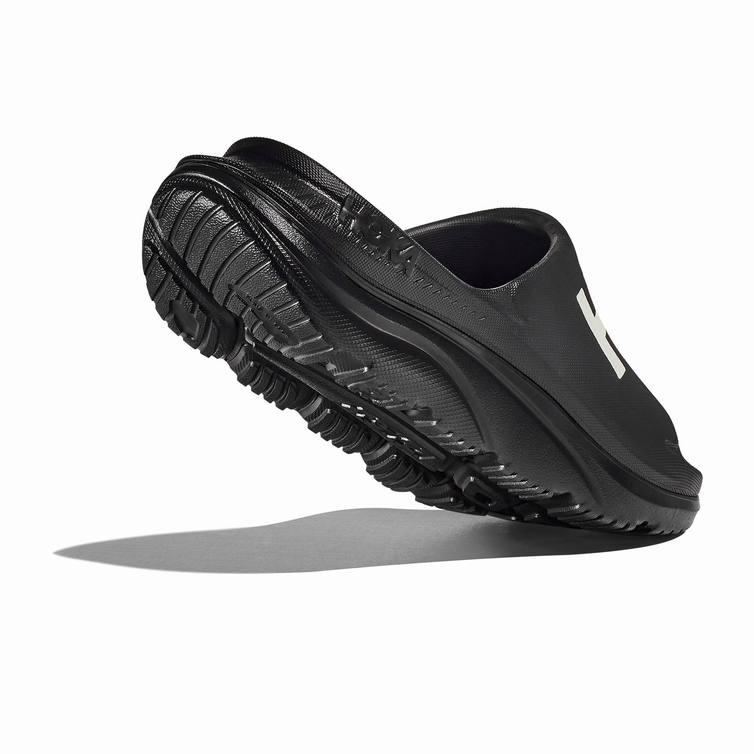 Hoka Ora Athletic Slide | Black / White | Unisex Hoka versatile athletic footwear