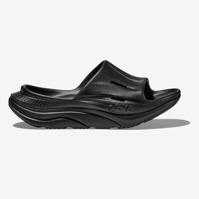 Hoka Ora Recovery Slide 3 | Black | Unisex Hoka everyday athletic sneakers for recovery