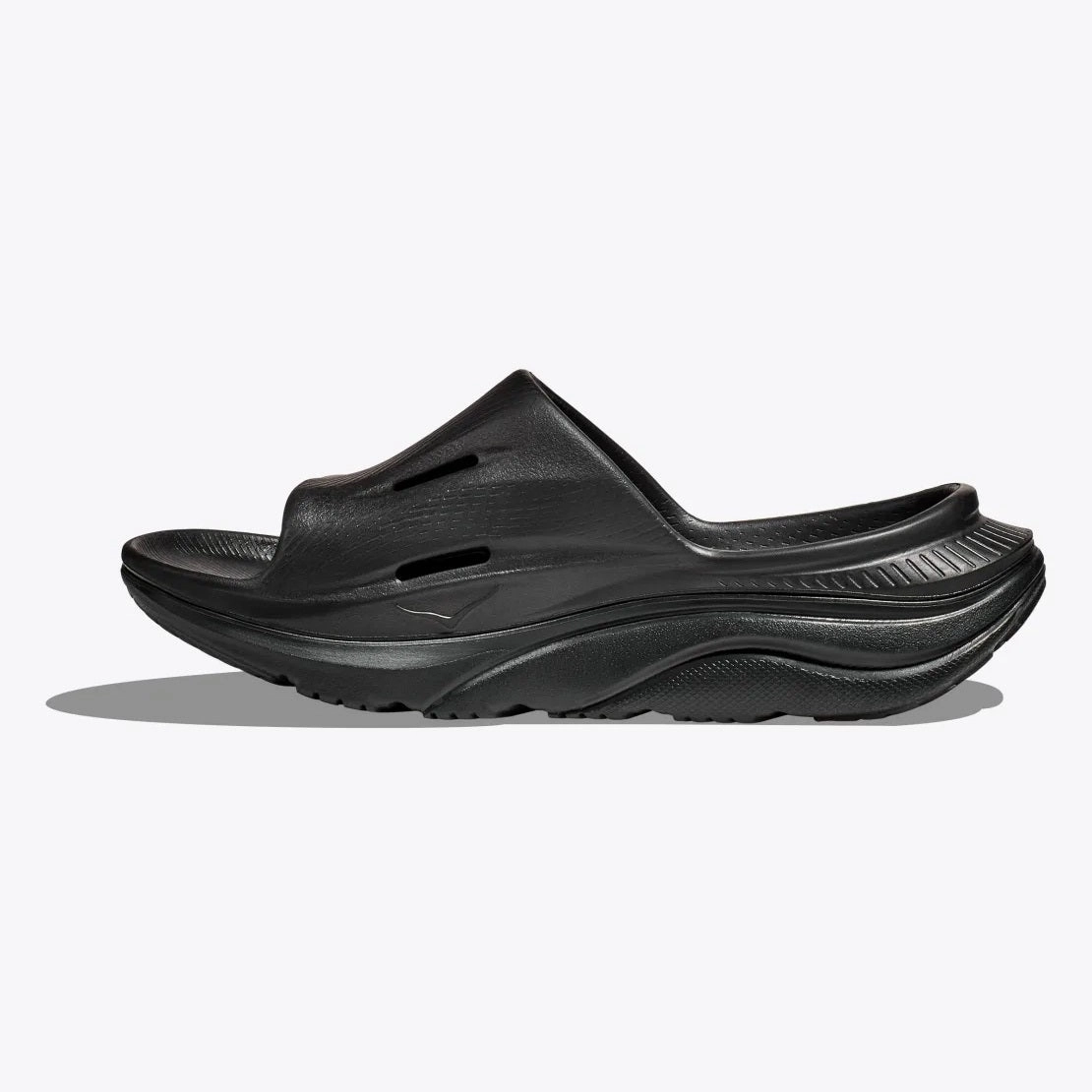 Hoka Ora Recovery Slide 3 | Black | Unisex Hoka versatile athletic footwear