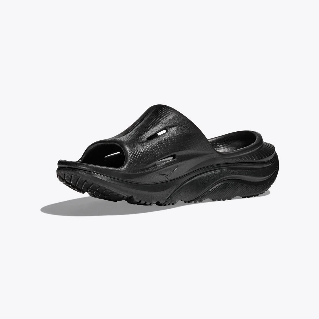 Hoka Ora Recovery Slide 3 | Black | Unisex Hoka versatile athletic footwear