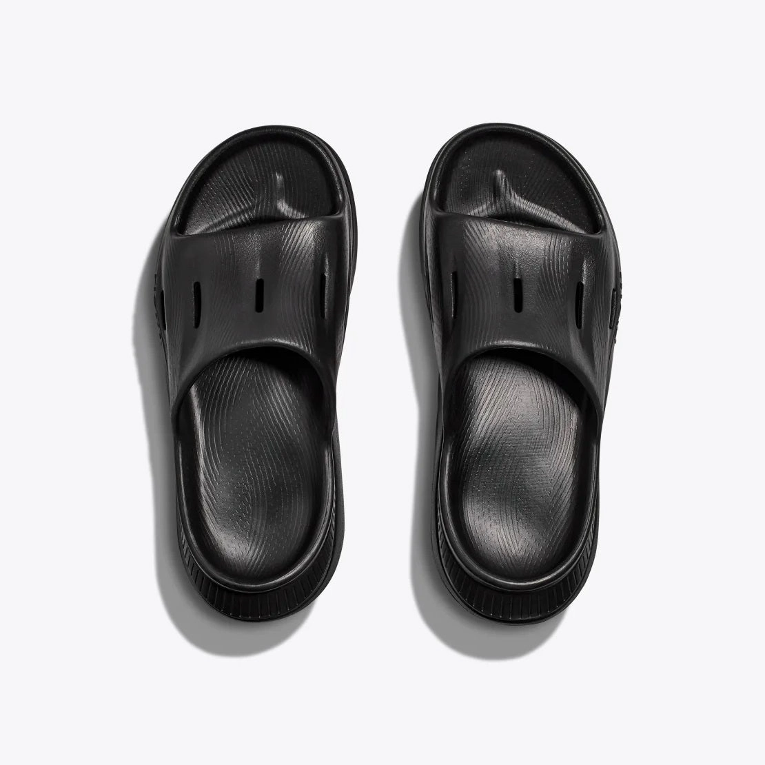 Hoka Ora Recovery Slide 3 | Black | Unisex Hoka versatile athletic footwear