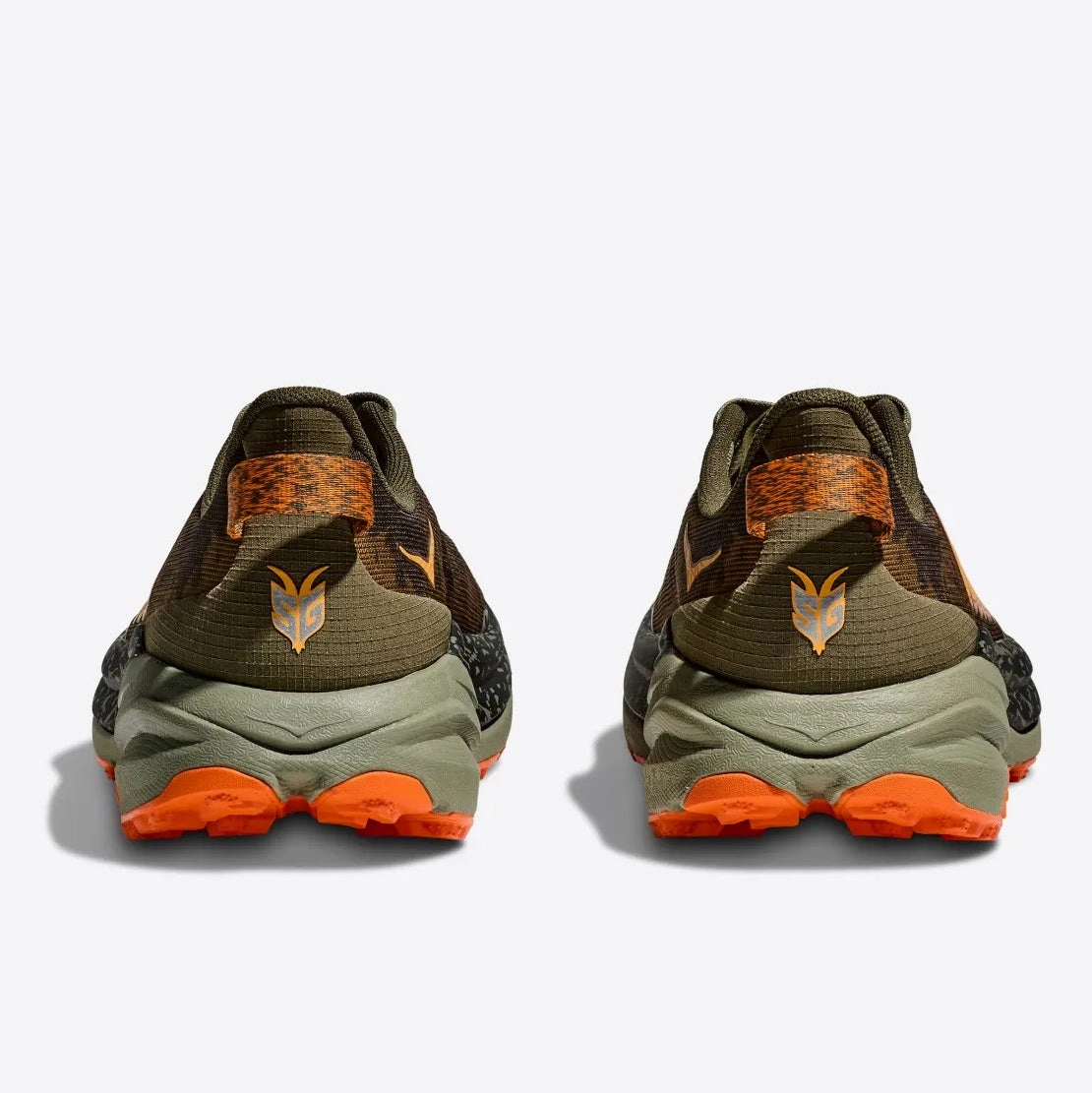 Hoka Speedgoat 6 | Antique Olive / Squash | Mens Hoka versatile athletic footwear