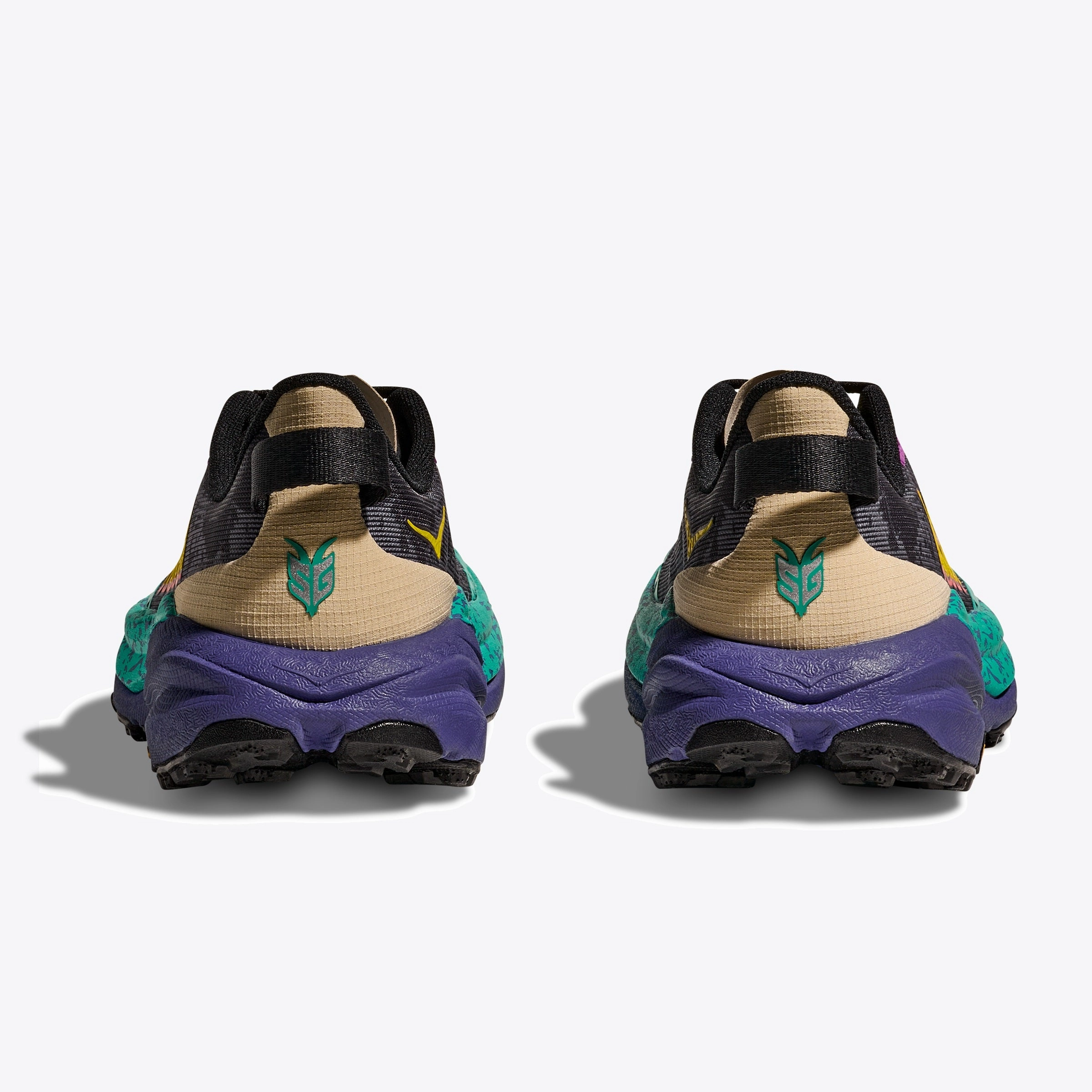 Hoka Speedgoat 6 | Oatmeal / Mountain Iris | Mens Hoka versatile athletic footwear