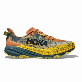 Hoka Speedgoat 6 | Terra Cotta / Mountain Fog | Mens Hoka everyday athletic sneakers for recovery
