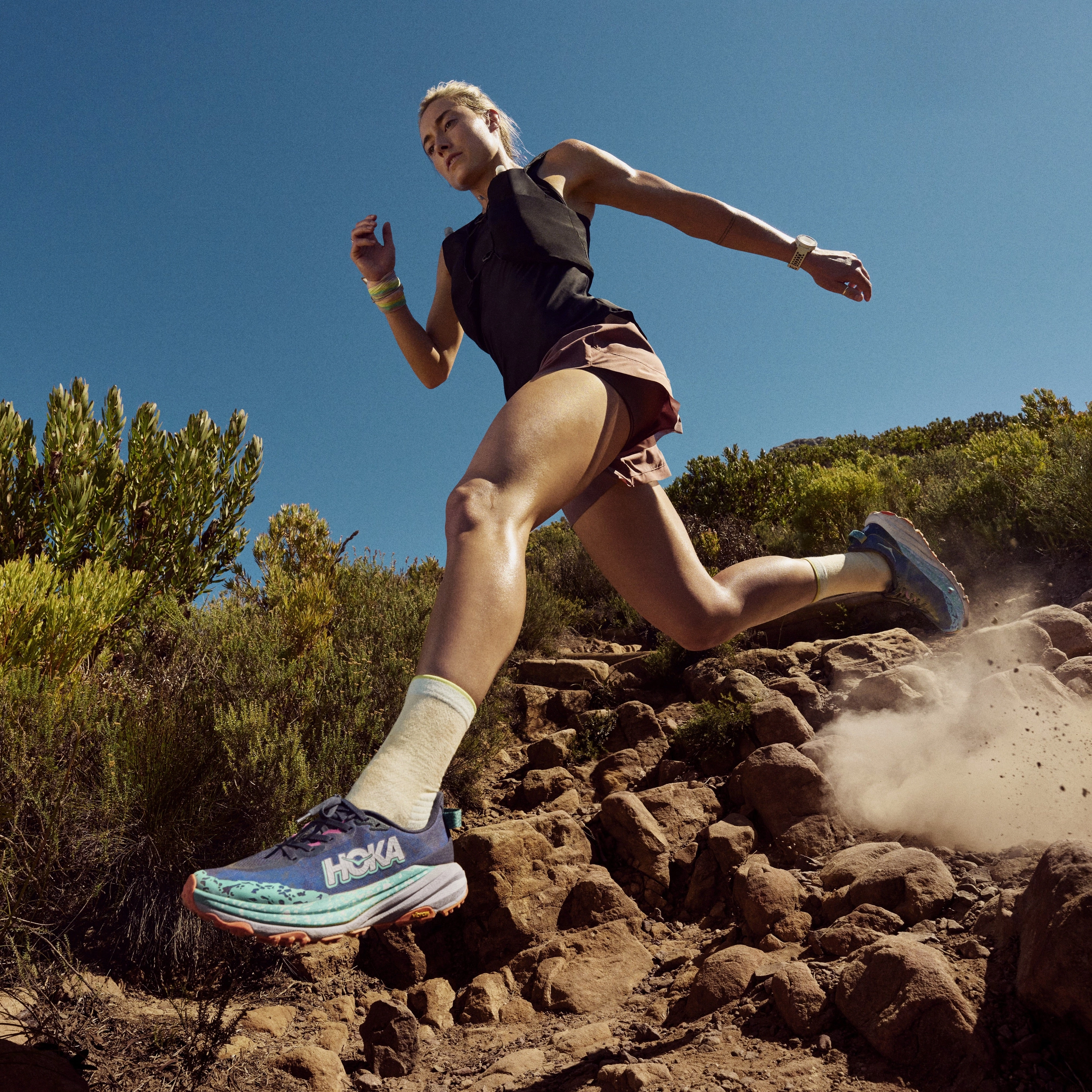 Hoka Speedgoat 6 | Varsity Navy / Meteor | Womens Hoka versatile athletic footwear