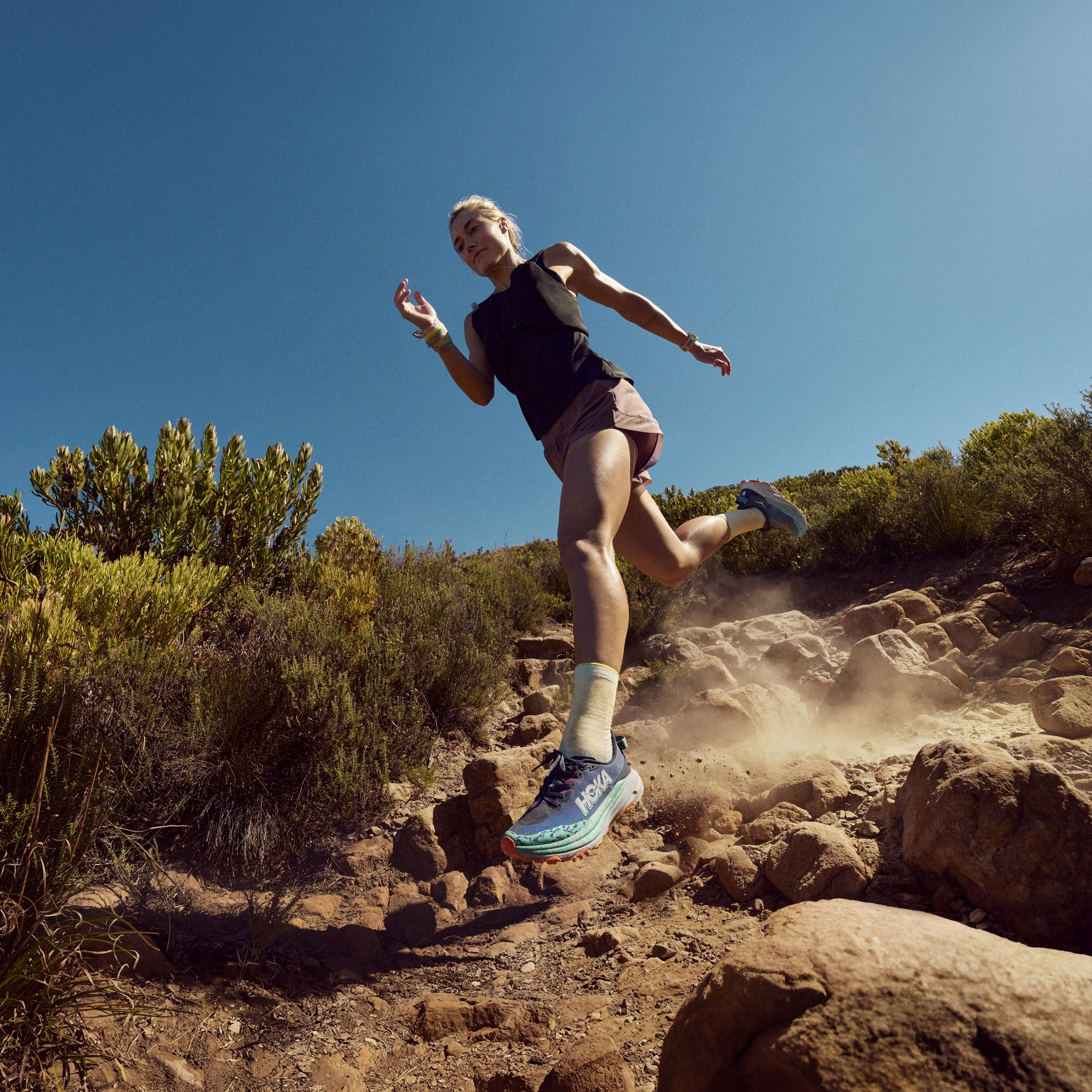 Hoka Speedgoat 6 | Varsity Navy / Meteor | Womens Hoka versatile athletic footwear