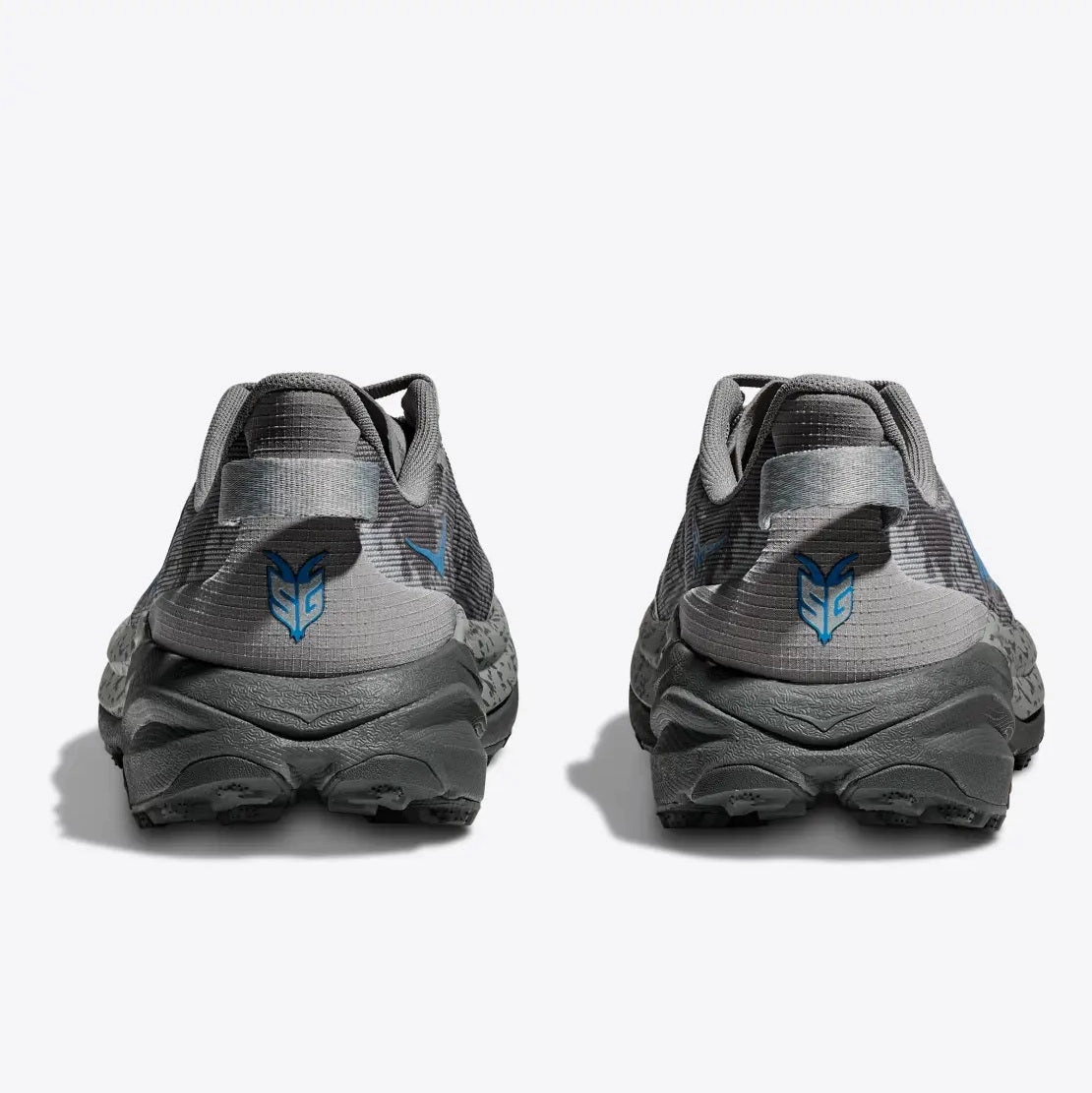 Hoka Speedgoat 6 Wide | Galactic Grey / Hoka Blue | Mens Hoka versatile athletic footwear