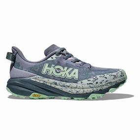 Hoka Speedgoat 6 Wide | Moonlight / Thunder Cloud | Womens Hoka everyday athletic sneakers for recovery