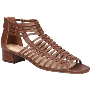 Holden Womens Leather Caged Gladiator Sandals