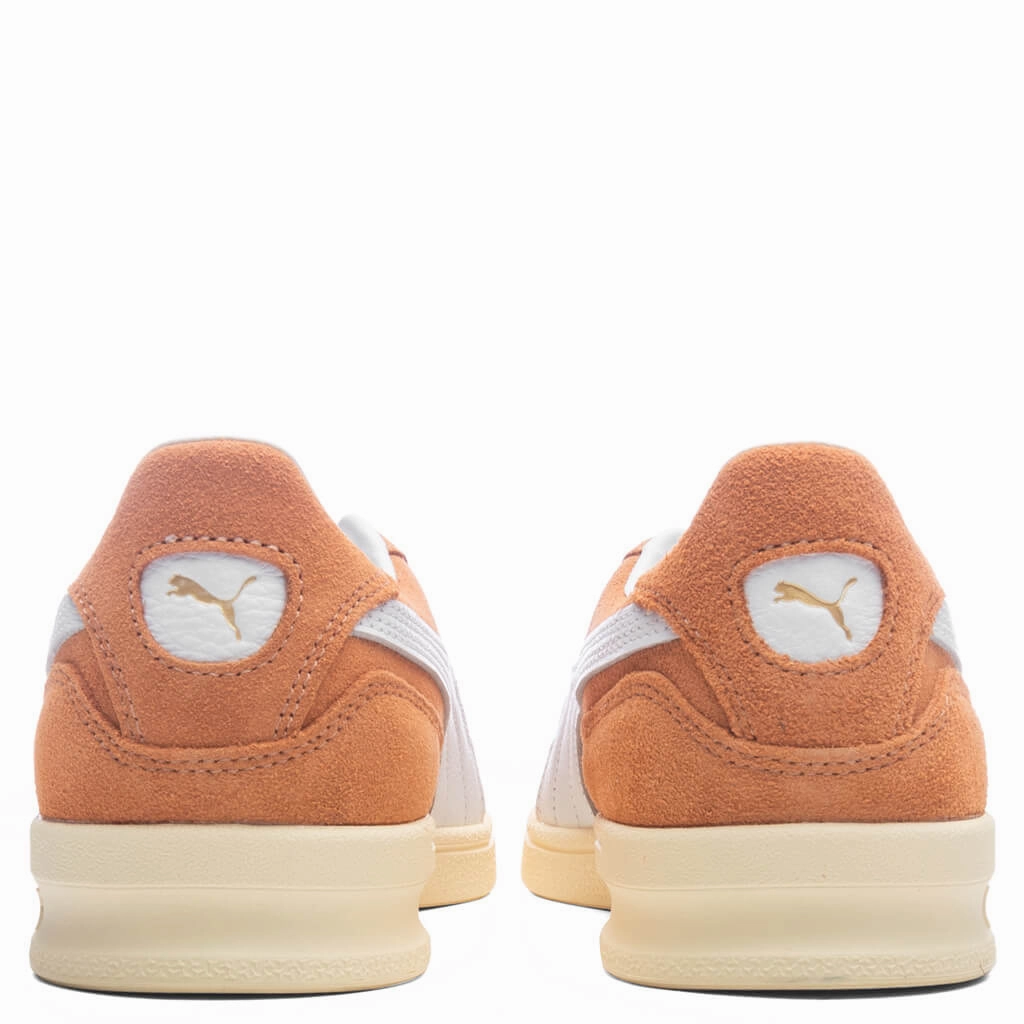 Indoor Soft - Orange Puma Suede Street Sneakers